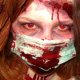 Wearing my Ring Cross at the Zombie Walk in Ljutomer, Slovenia. 2009 Make up by Mad Squirrel FX